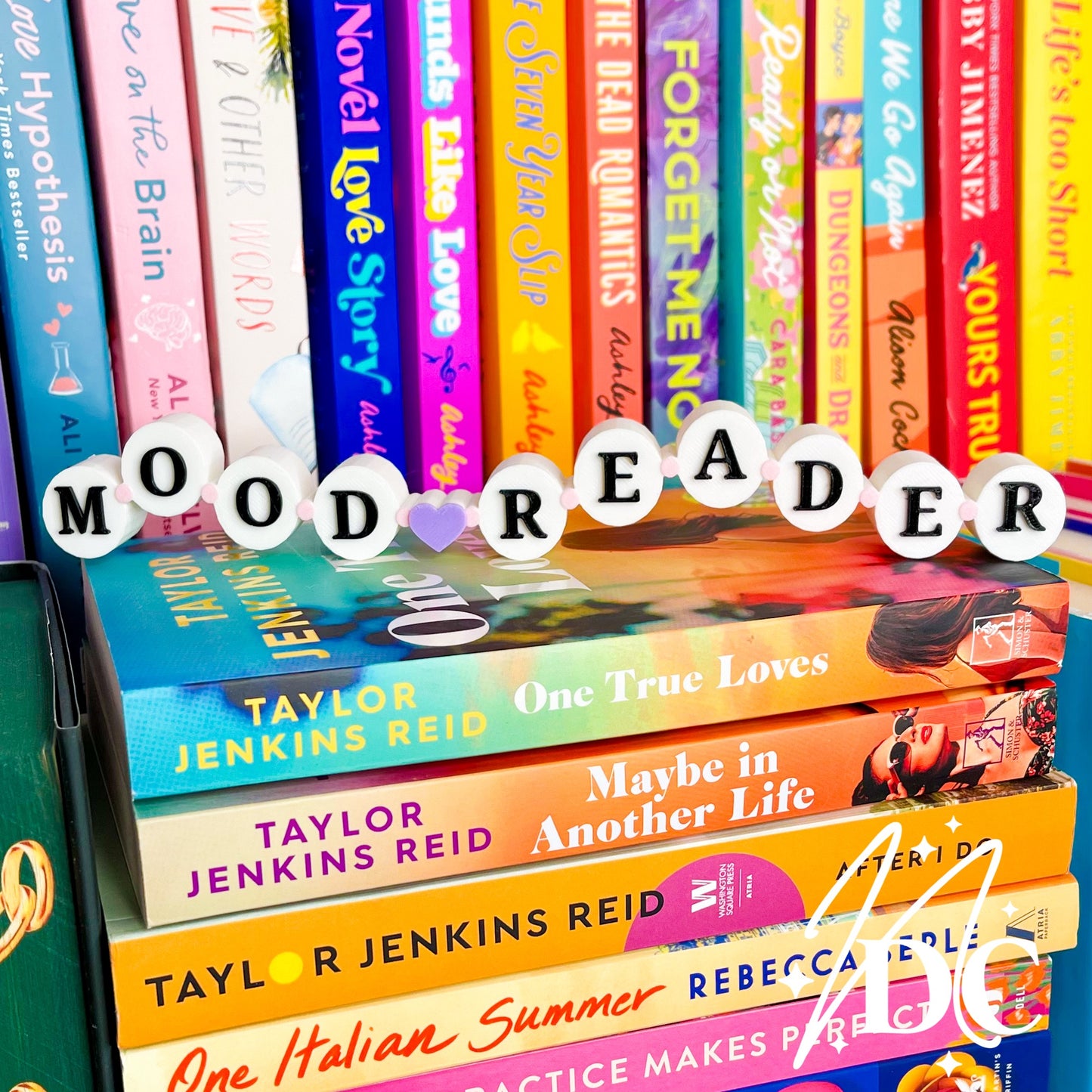 Friendship Bracelet Inspired Bookshelf Sign