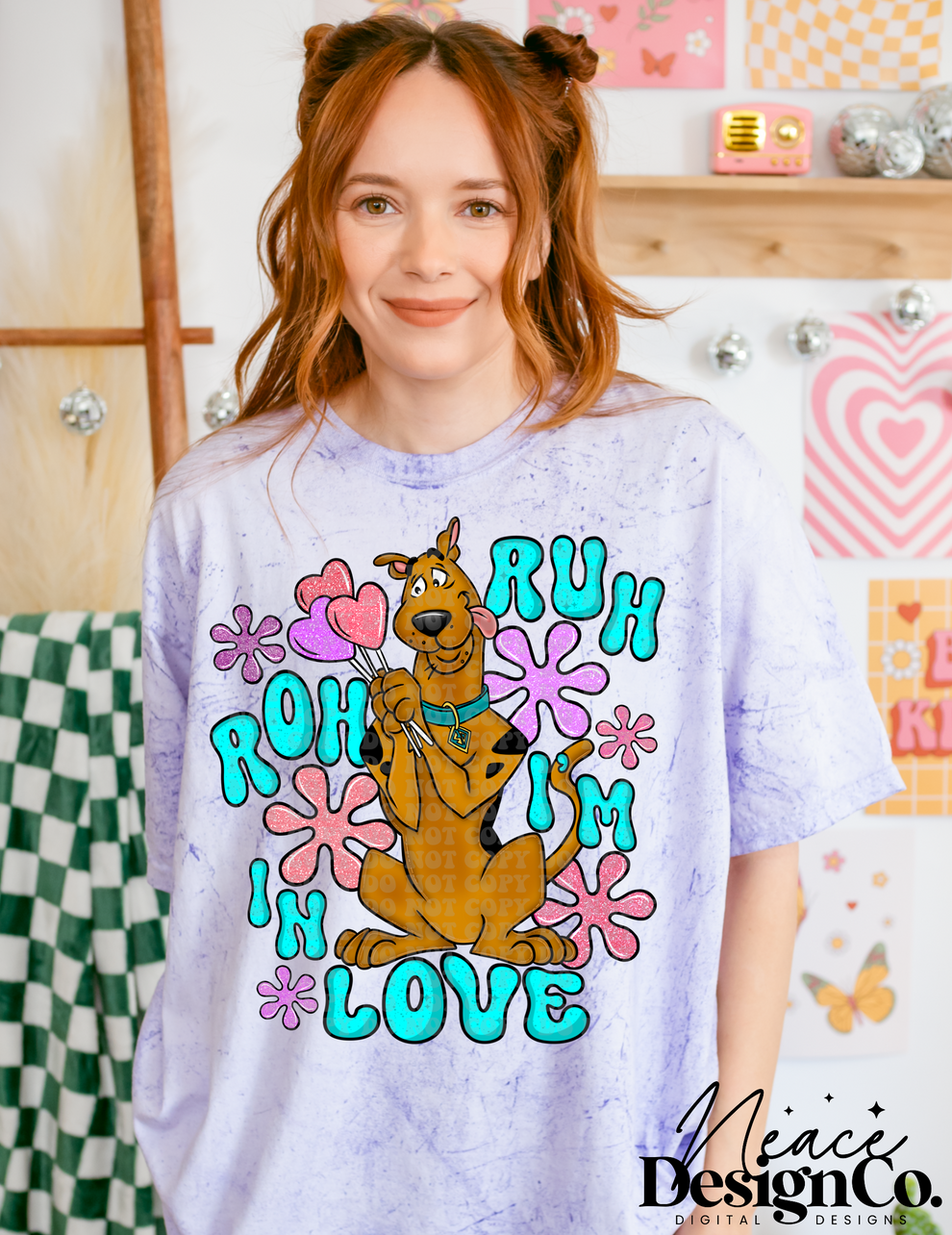 Ruh Roh I'm In Love Digital PNG – Neace Design Co. Digital Designs