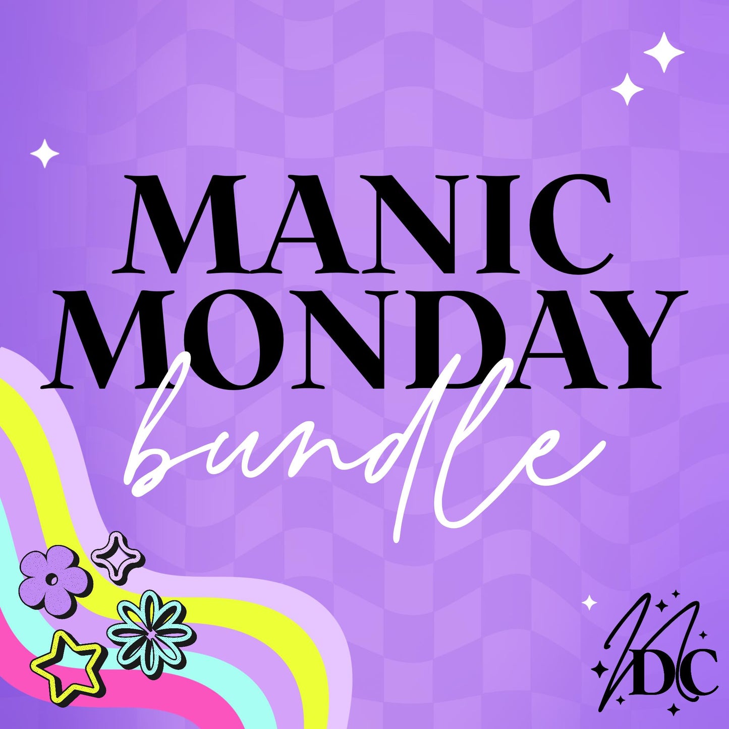 8-31 Manic Monday Bundle Digital PNG