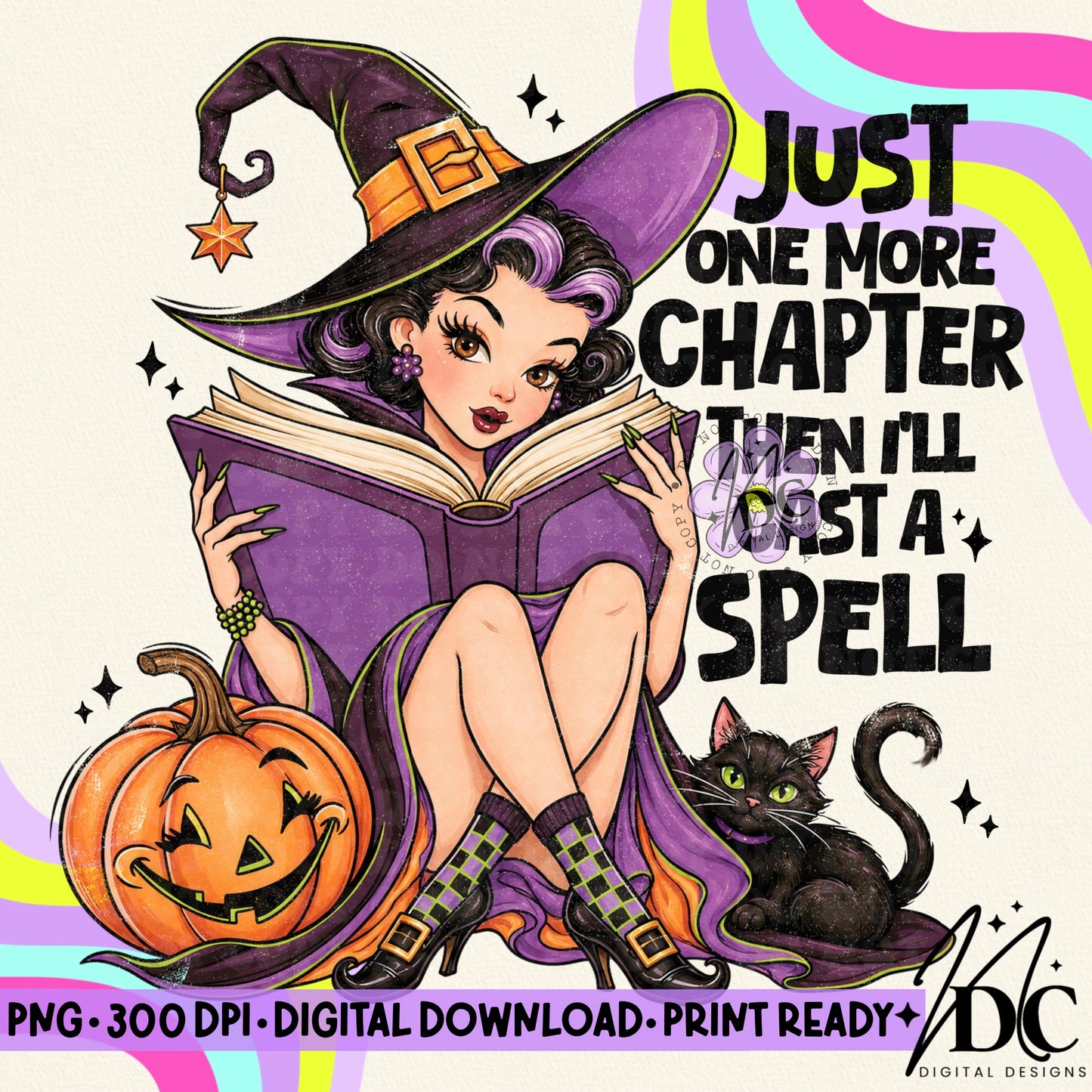 Witchy One More Chapter Digital PNG