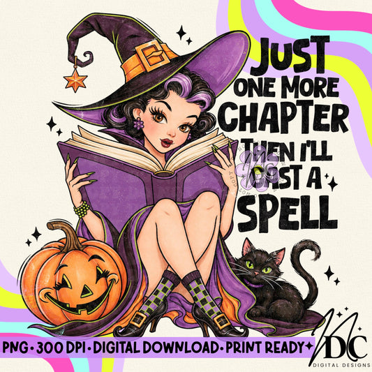 Witchy One More Chapter Digital PNG