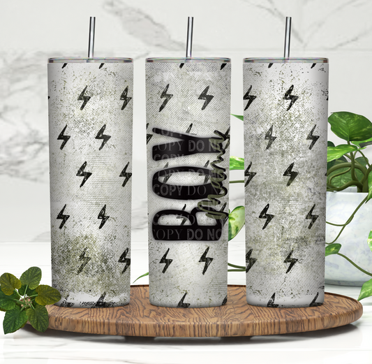 Boy Mama Tumbler Digital PNG