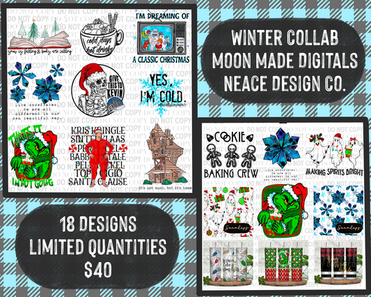 Winter Collab Digital Design Bundle