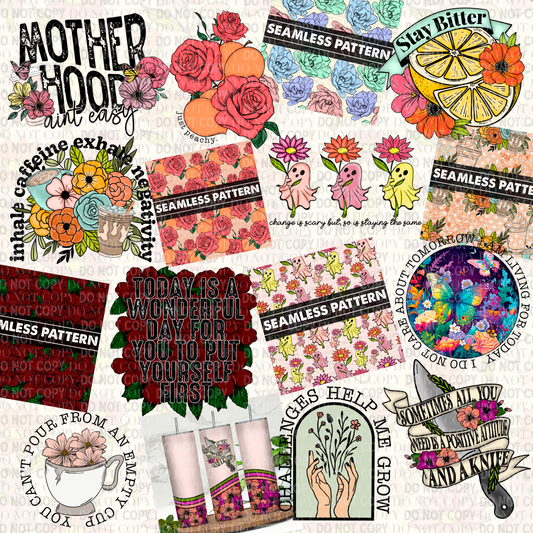 Always Blooming Collab Digital Design Bundle