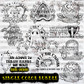 Single Color Snarky Digital PNG Bundle
