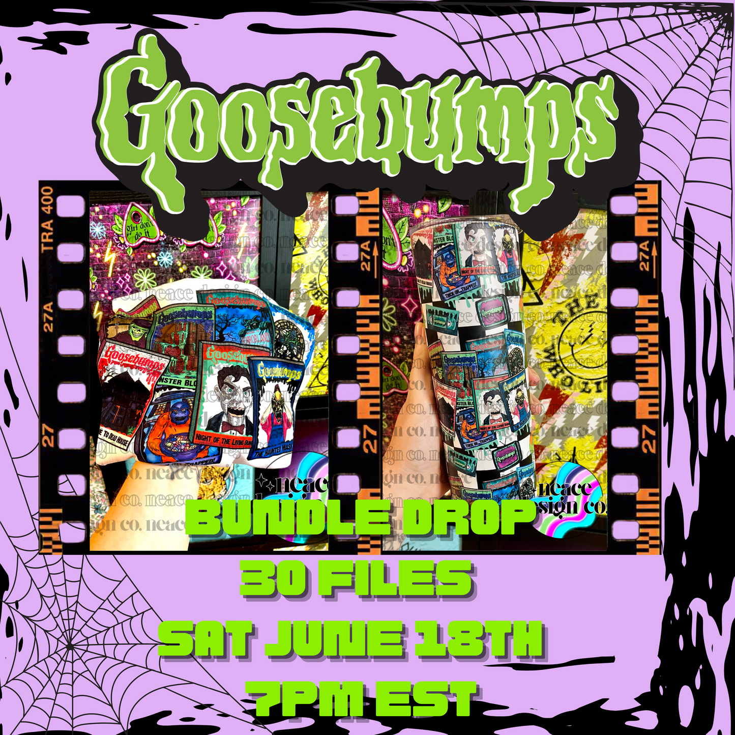 Goosebumps Digital PNG Bundle